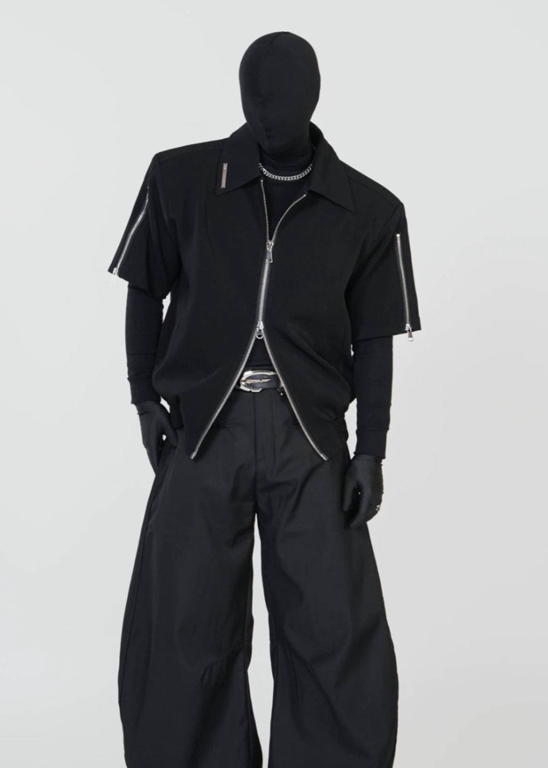 Dual - Zip Short Sleeve Jacket - Rick Circus