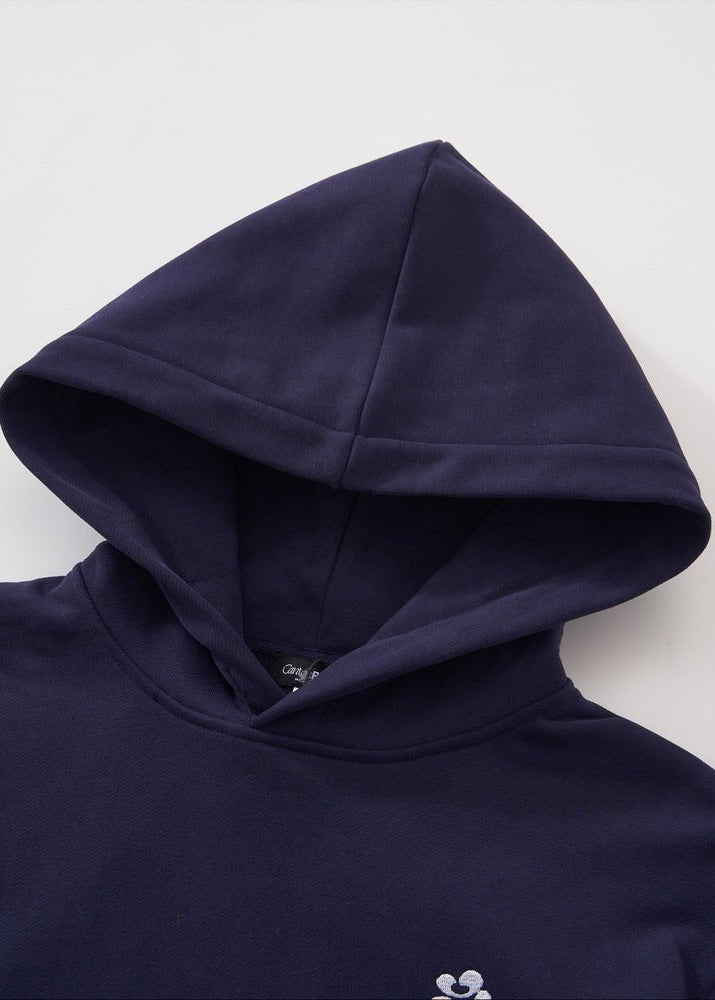 Embroidered Oversize Boxy Hoodie - Rick Circus