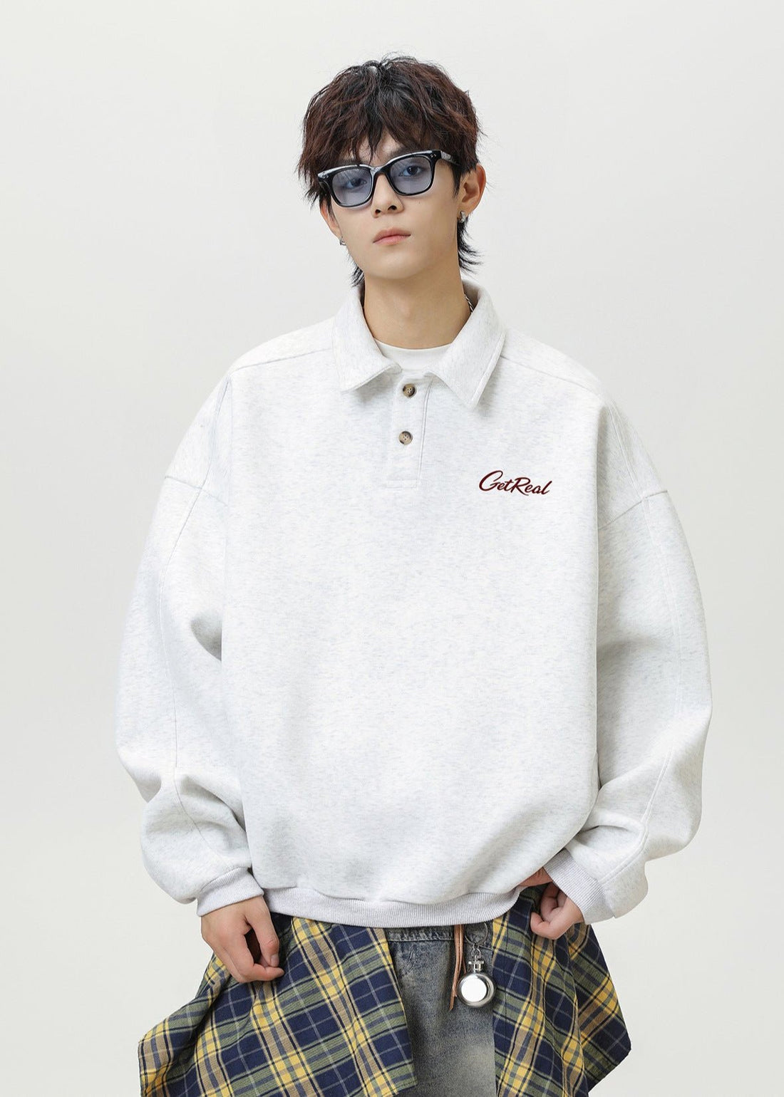 Embroidered Polo Sweatshirt - Rick Circus