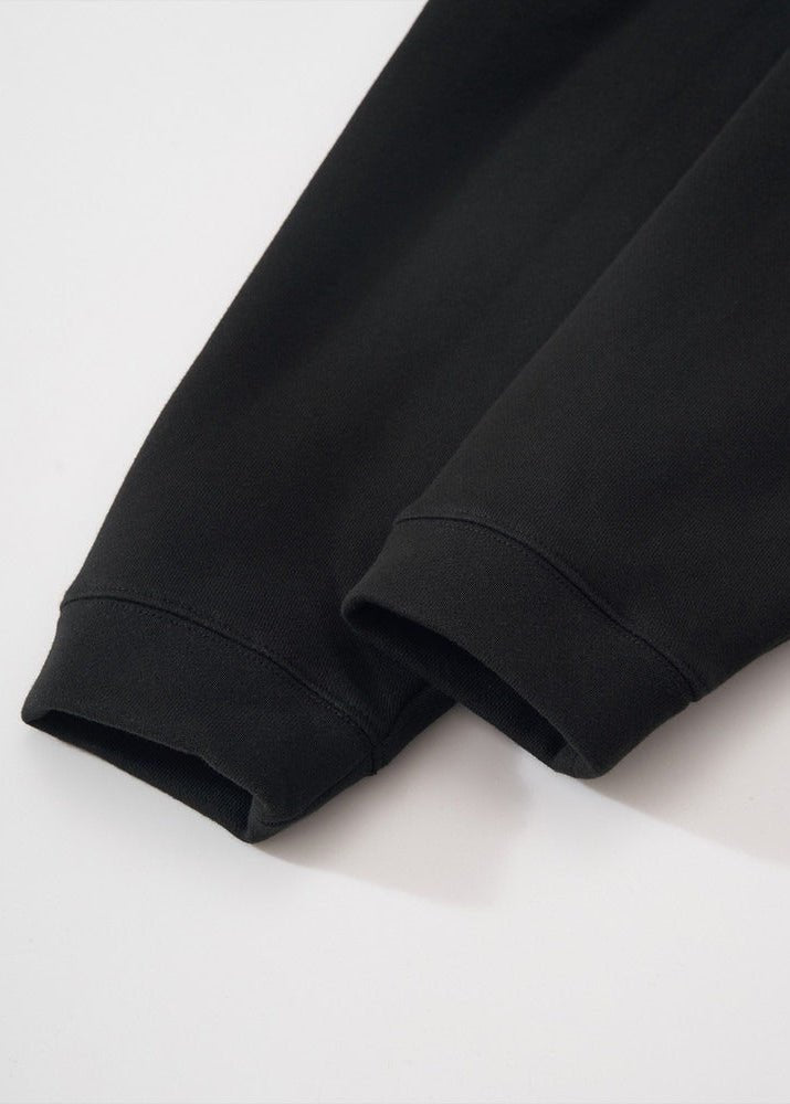 Embroidered Script Logo Cropped Hoodie - Rick Circus