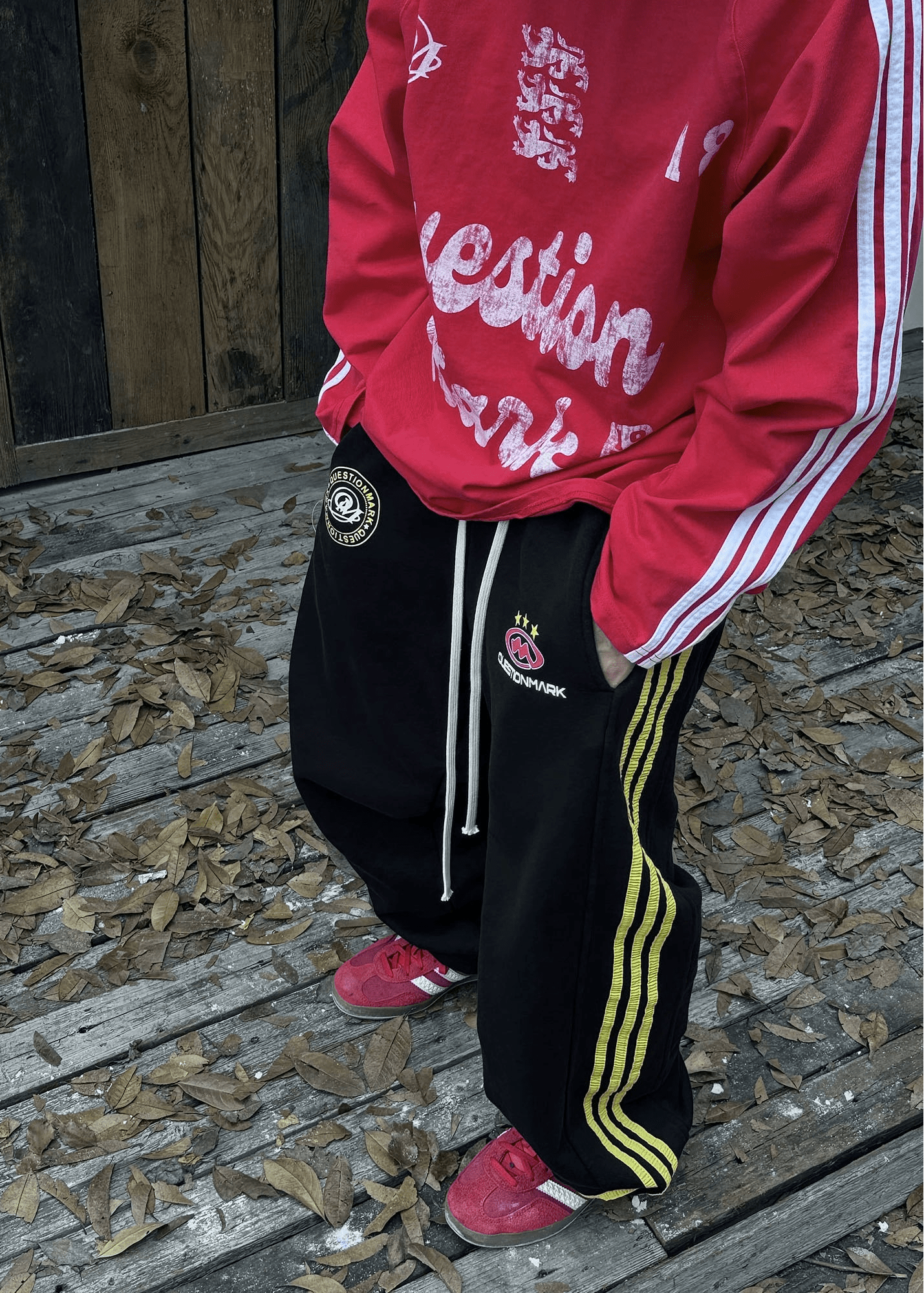 Embroidered Track Pants - Rick Circus