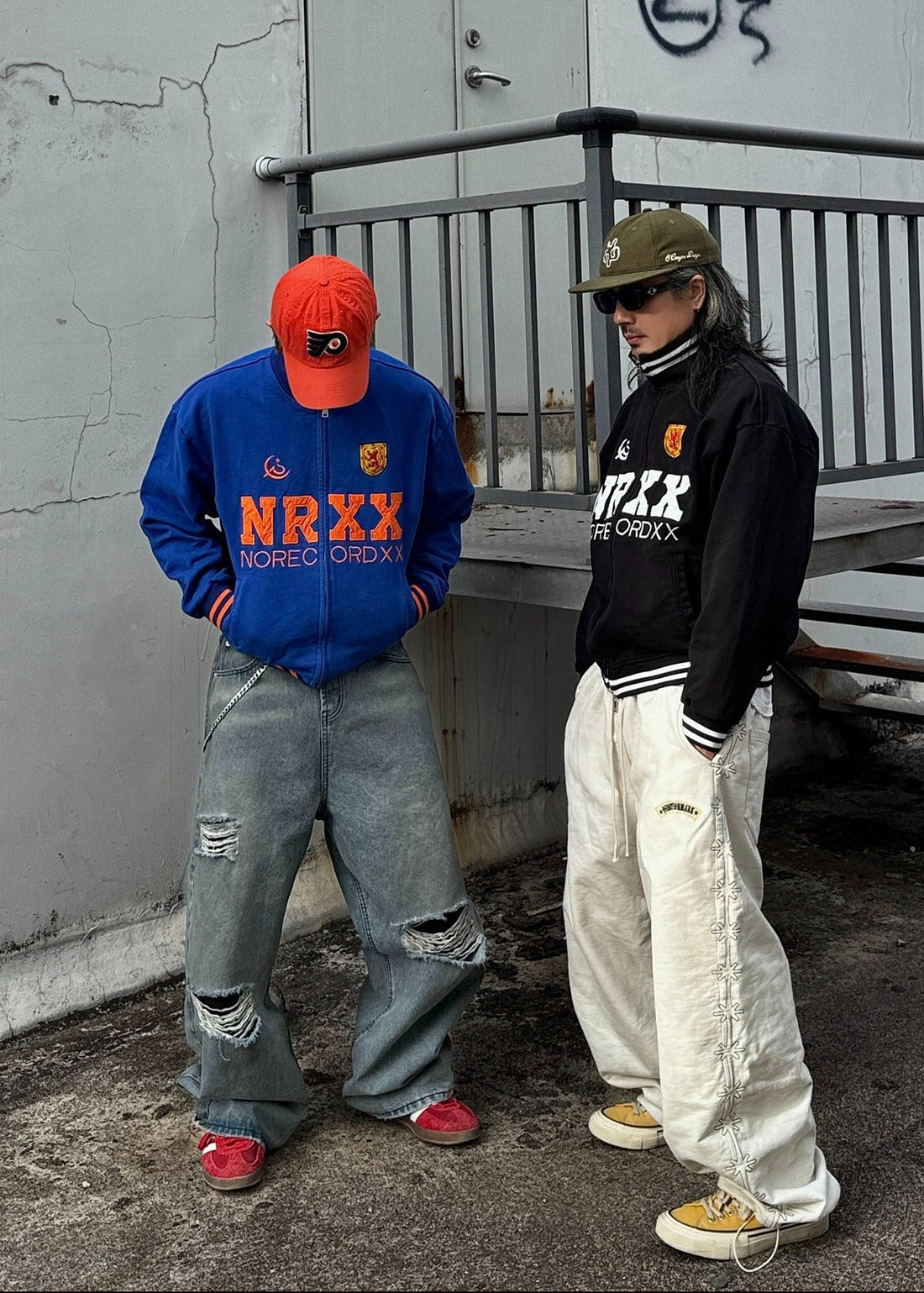 Embroidered Varsity Zip Jacket - Rick Circus