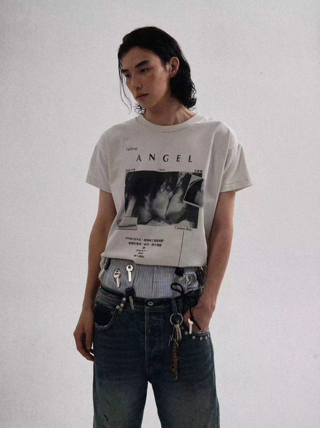 FALLING ANGEL Vintage Graphic Tee - Rick Circus