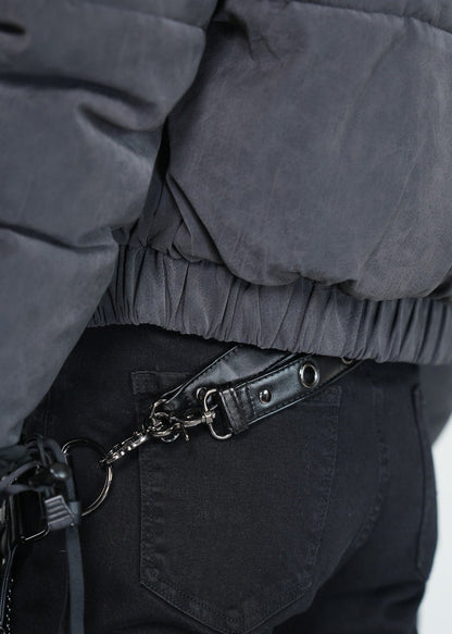 Faux Fur High - Neck Puffer Jacket - Rick Circus