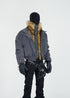 Faux Fur High - Neck Puffer Jacket - Rick Circus