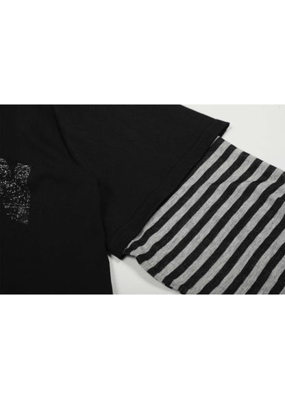 Faux Two - Piece Retro Street Tee - Rick Circus