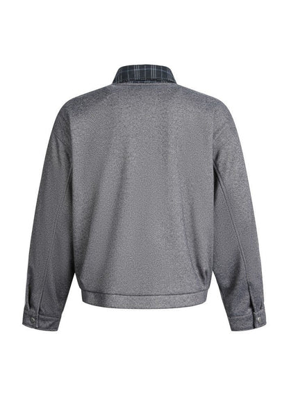 Faux V - Neck Wool Jacket - Rick Circus