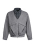 Faux V - Neck Wool Jacket - Rick Circus