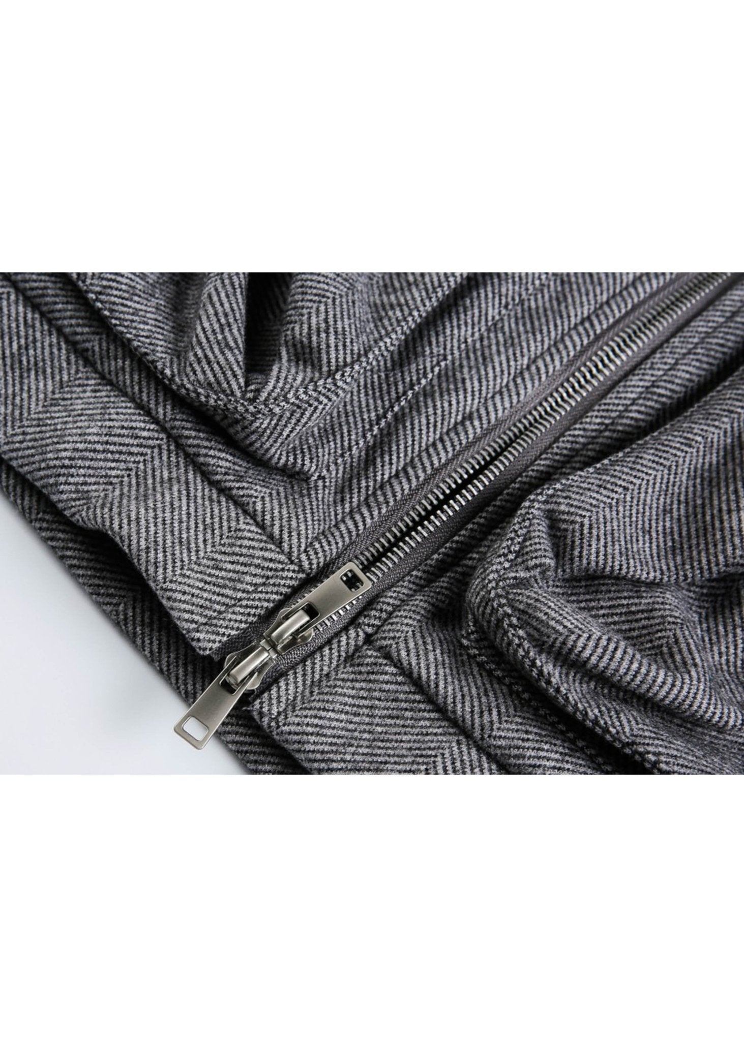 Faux V - Neck Wool Jacket - Rick Circus