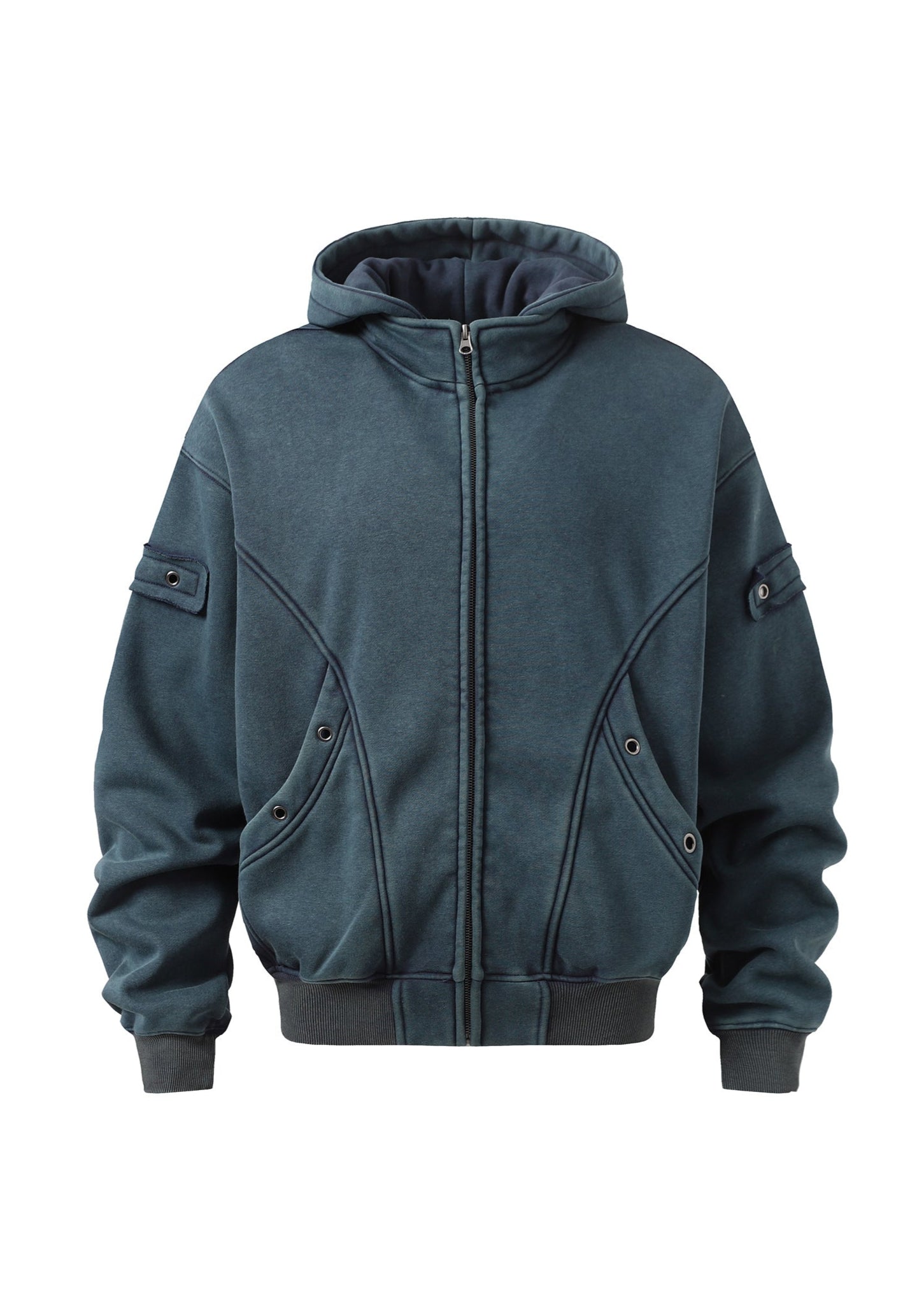 Fleece - Lined Zip Hoodie - Rick Circus
