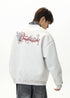 Floral Embroidery Crewneck Sweatshirt - Rick Circus
