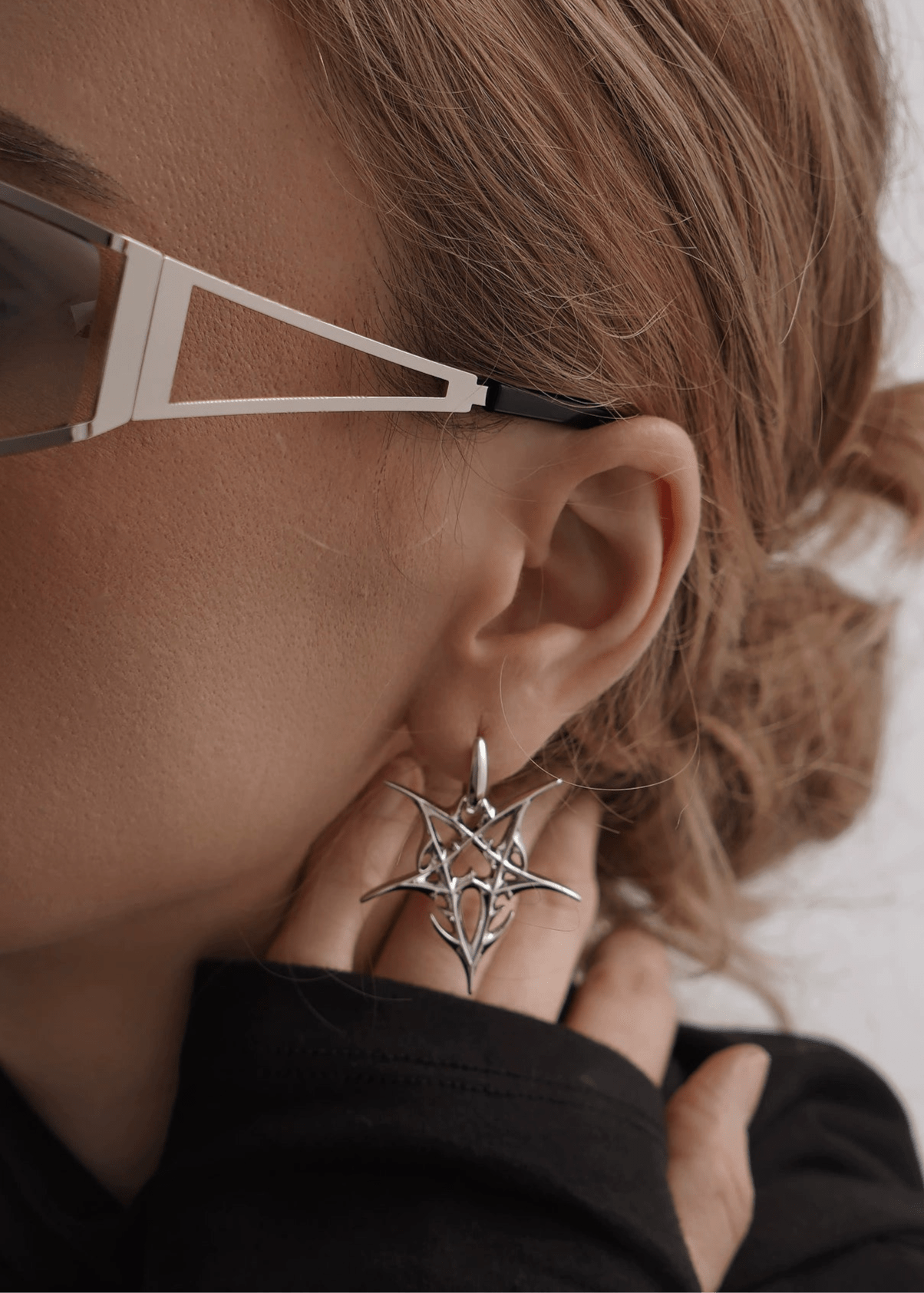 Geometric Starburst Earrings - Rick Circus
