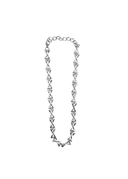 Geometric Z Chain Necklace - Rick Circus
