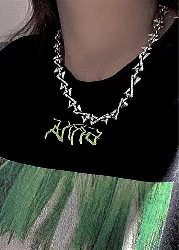Geometric Z Chain Necklace - Rick Circus