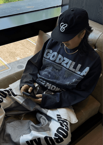 Godzilla Graphic Long Sleeve T-Shirt - Rick Circus