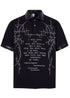 Gothic Dark Thorn Waffle Polo Shirt - Rick Circus