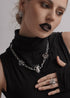 Gothic Ram Head Chain Necklace - Rick Circus