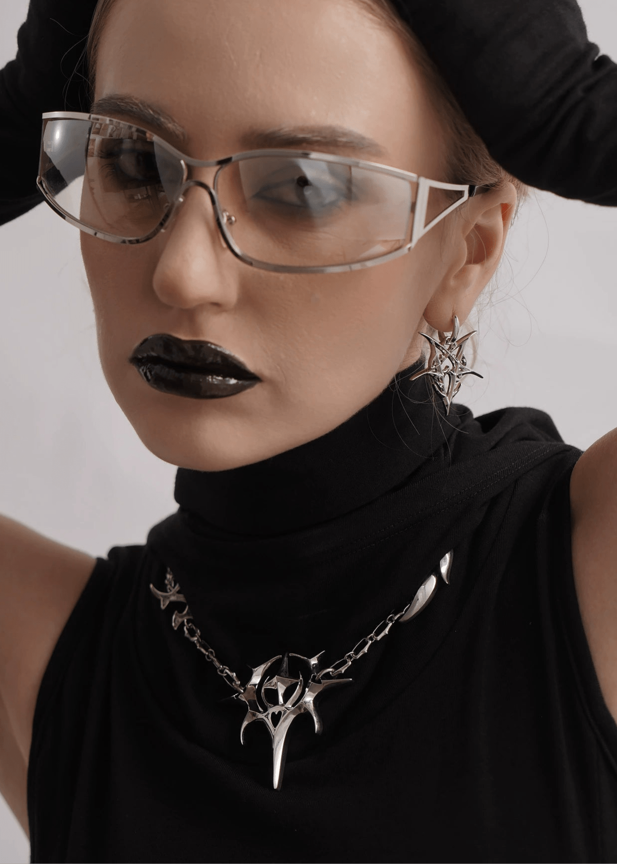 Gothic Starburst Blade Necklace - Rick Circus