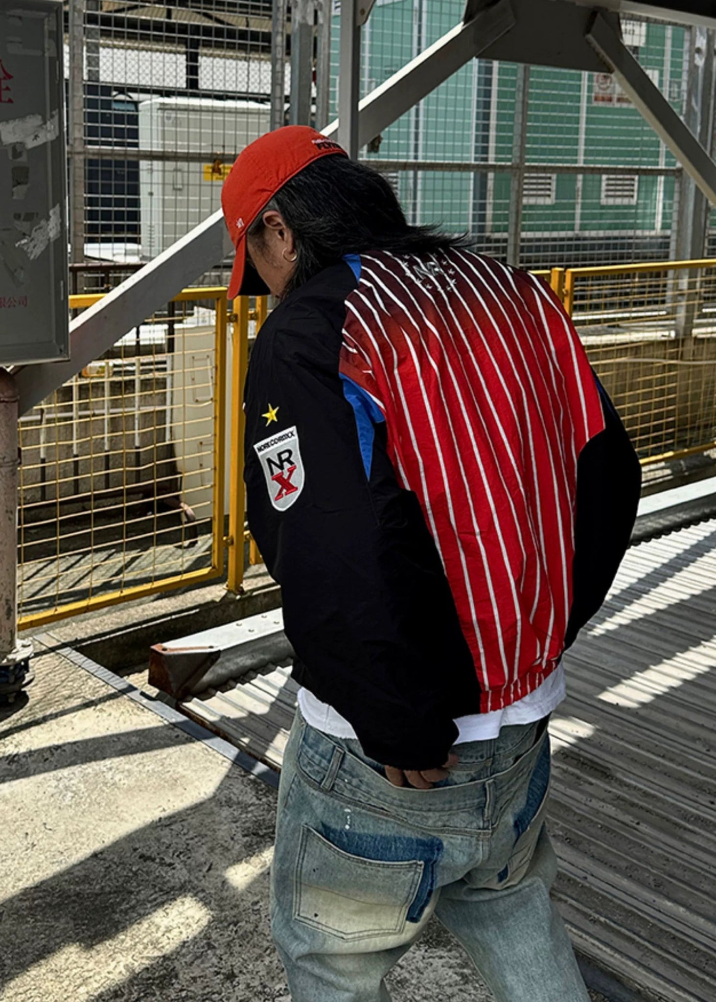 Gradient Colorblock Windbreaker - Rick Circus