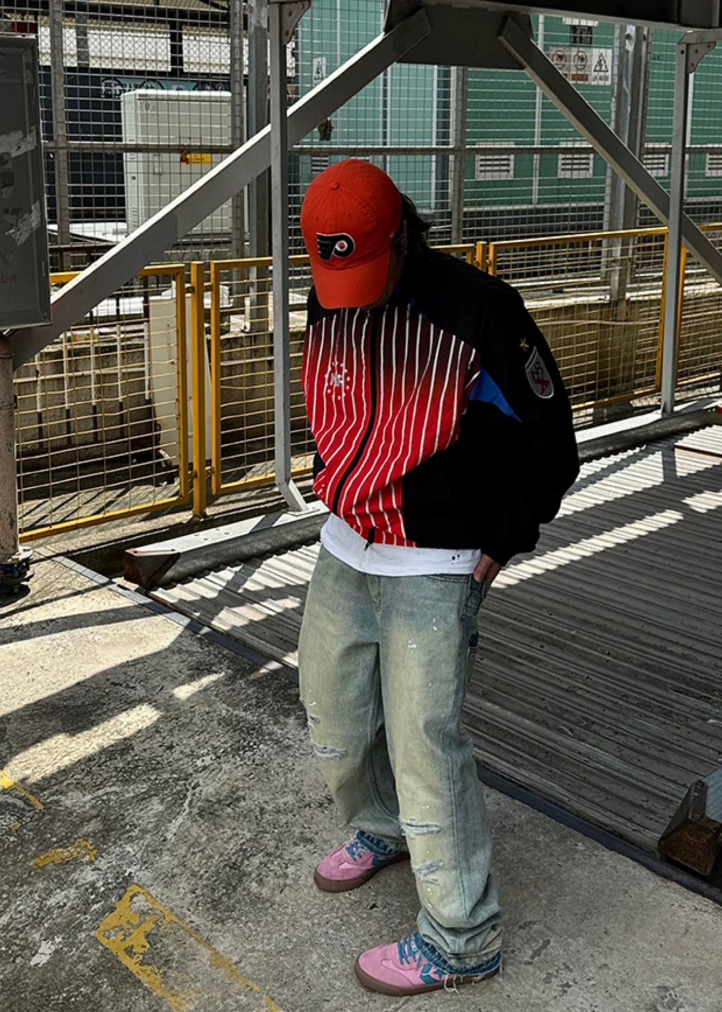 Gradient Colorblock Windbreaker - Rick Circus