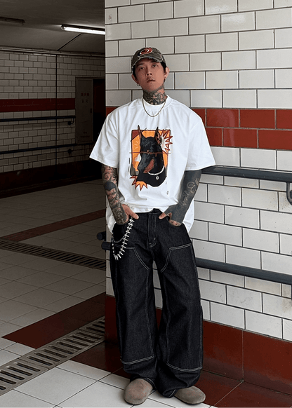Graffiti Dog Graphic Tee - Rick Circus