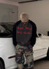 Graphic Colorblock Long Sleeve T-Shirt - Rick Circus