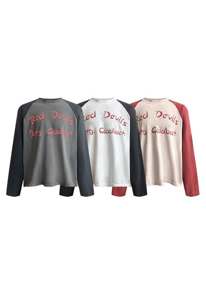 Graphic Colorblock Long Sleeve T-Shirt - Rick Circus