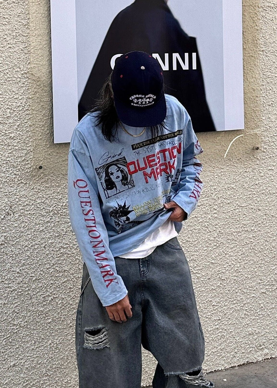 Graphic Long Sleeve T-Shirt - Rick Circus