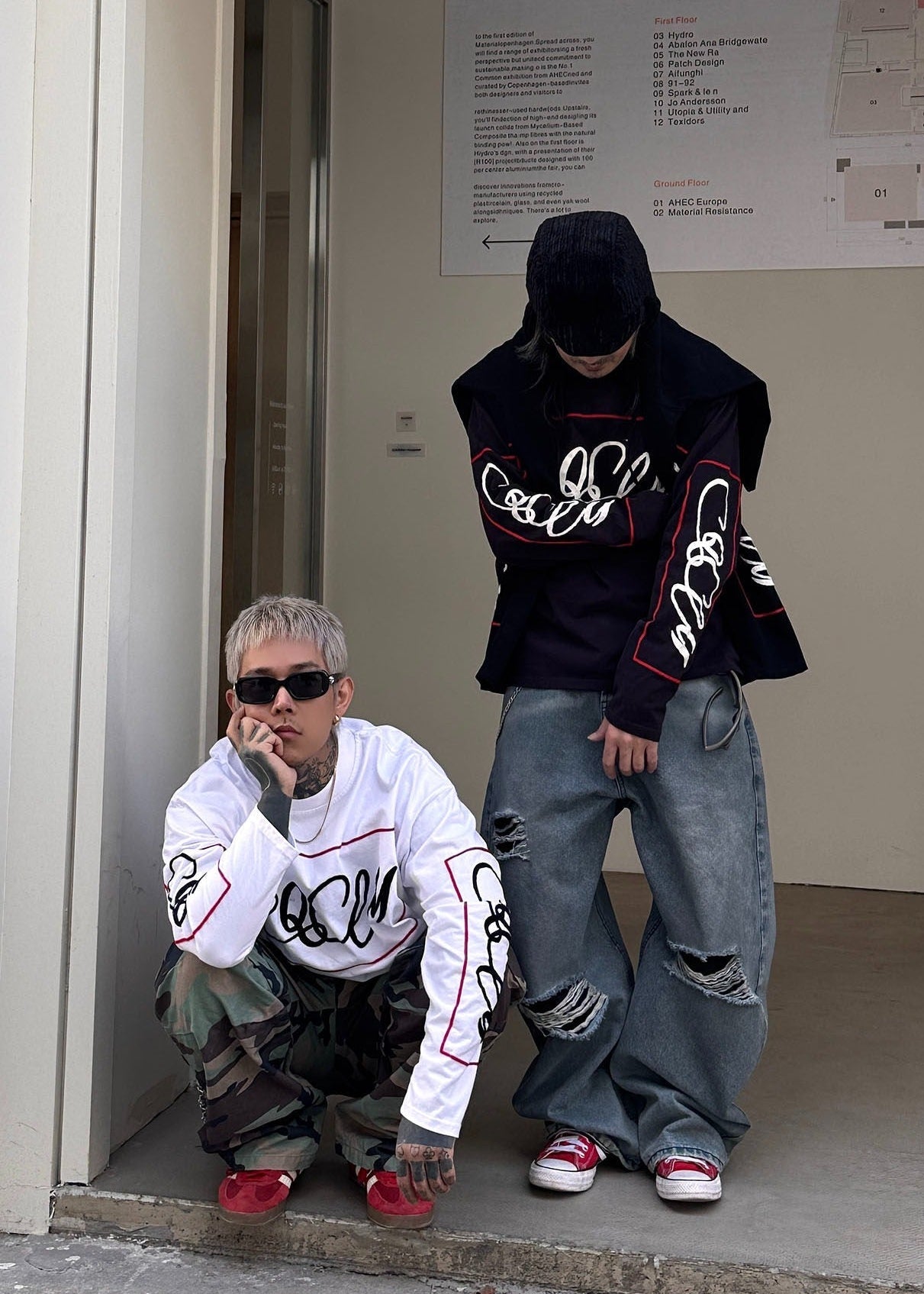 Graphic Oversized Long Sleeve T-Shirt - Rick Circus