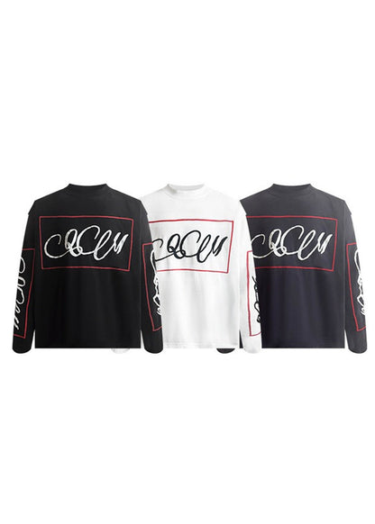 Graphic Oversized Long Sleeve T-Shirt - Rick Circus