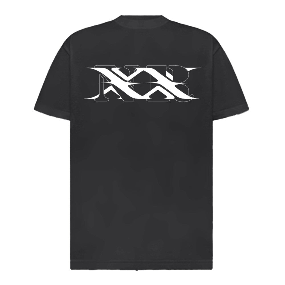 Graphic Streetwear Tee with Gothic Monogram Print - Rick Circus