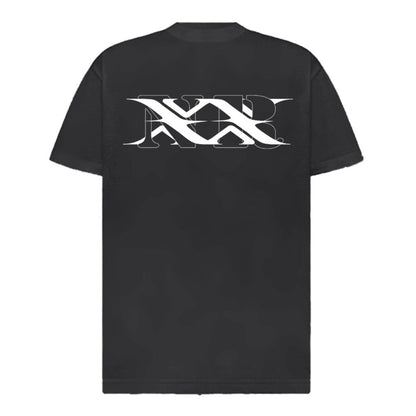 Graphic Streetwear Tee with Gothic Monogram Print - Rick Circus