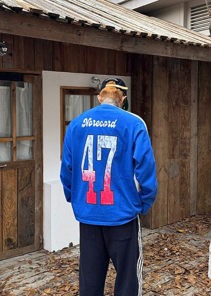 Graphic Stripe Sweatshirt - Rick Circus