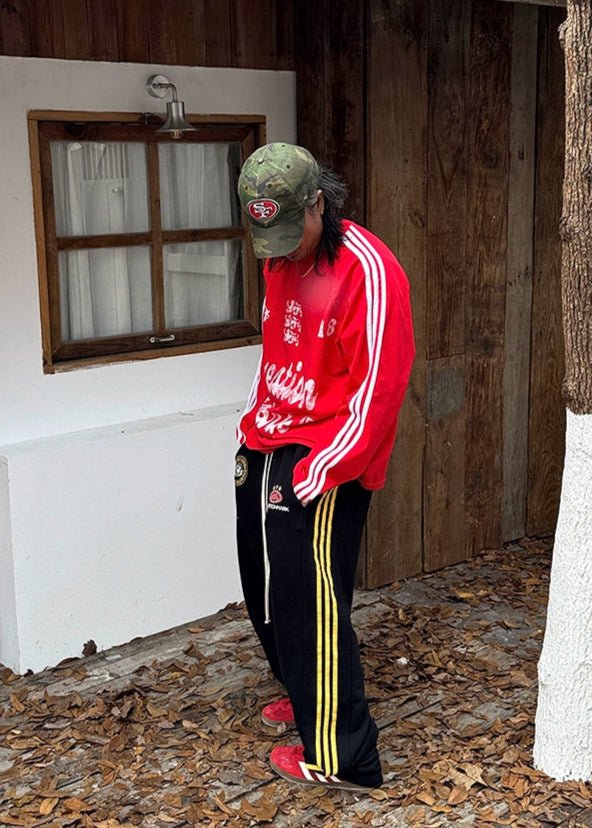 Graphic Stripe Sweatshirt - Rick Circus