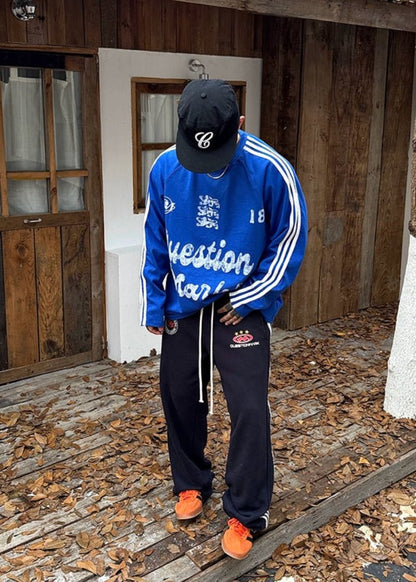 Graphic Stripe Sweatshirt - Rick Circus