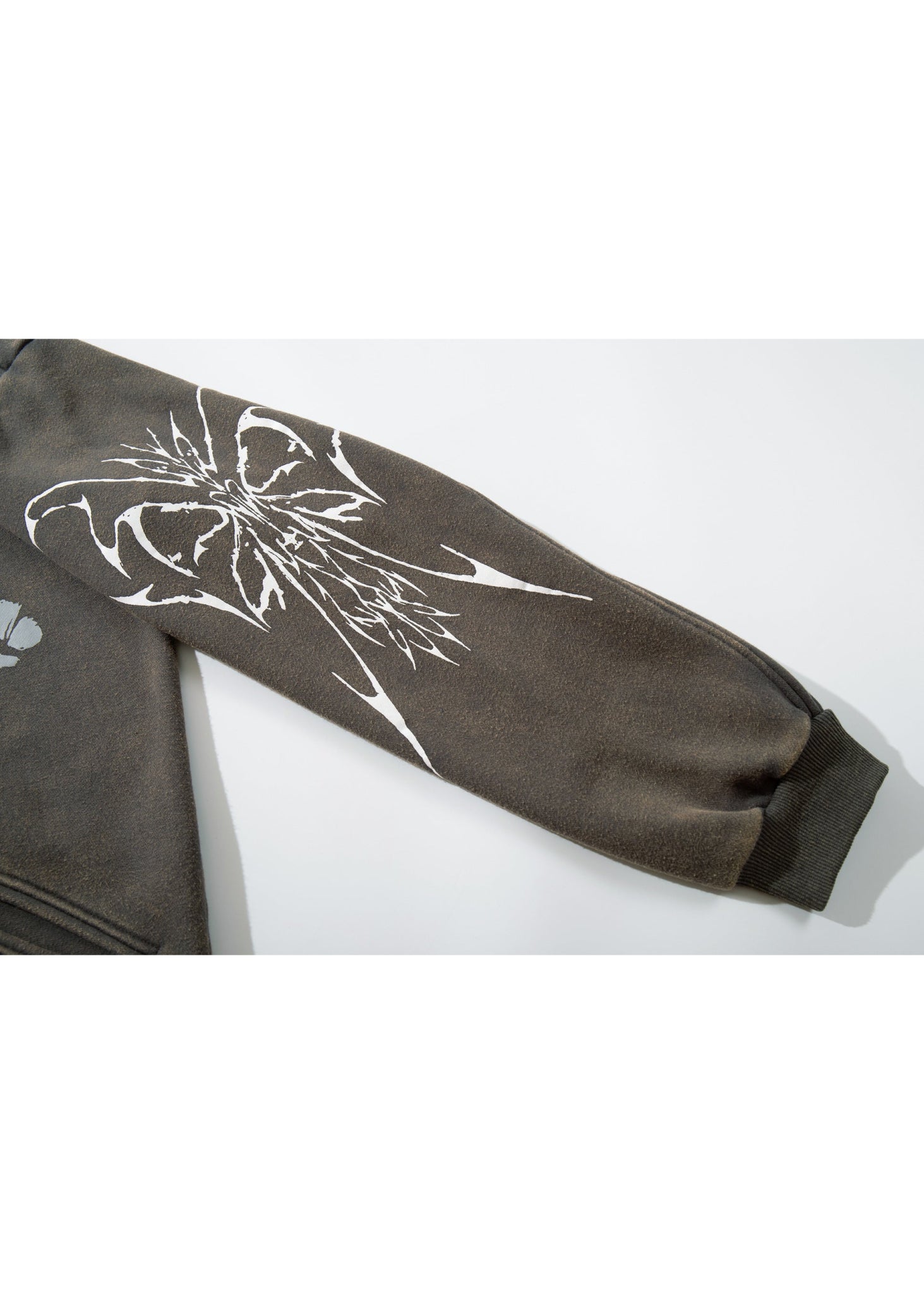 Graphic Zip - Up Washed Jacket - Rick Circus