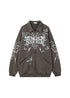 Graphic Zip - Up Washed Jacket - Rick Circus