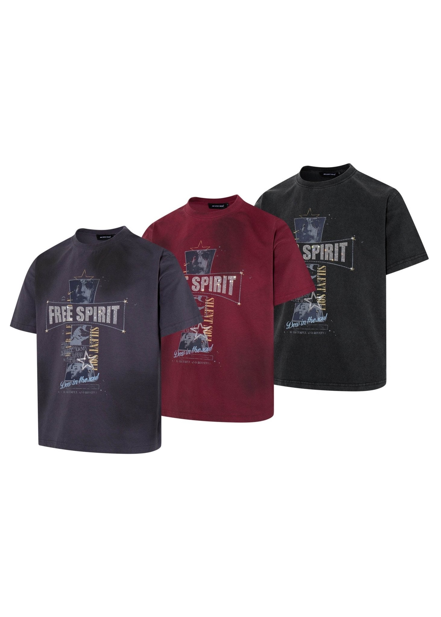 Grunge Cross Graphic Tee - Rick Circus
