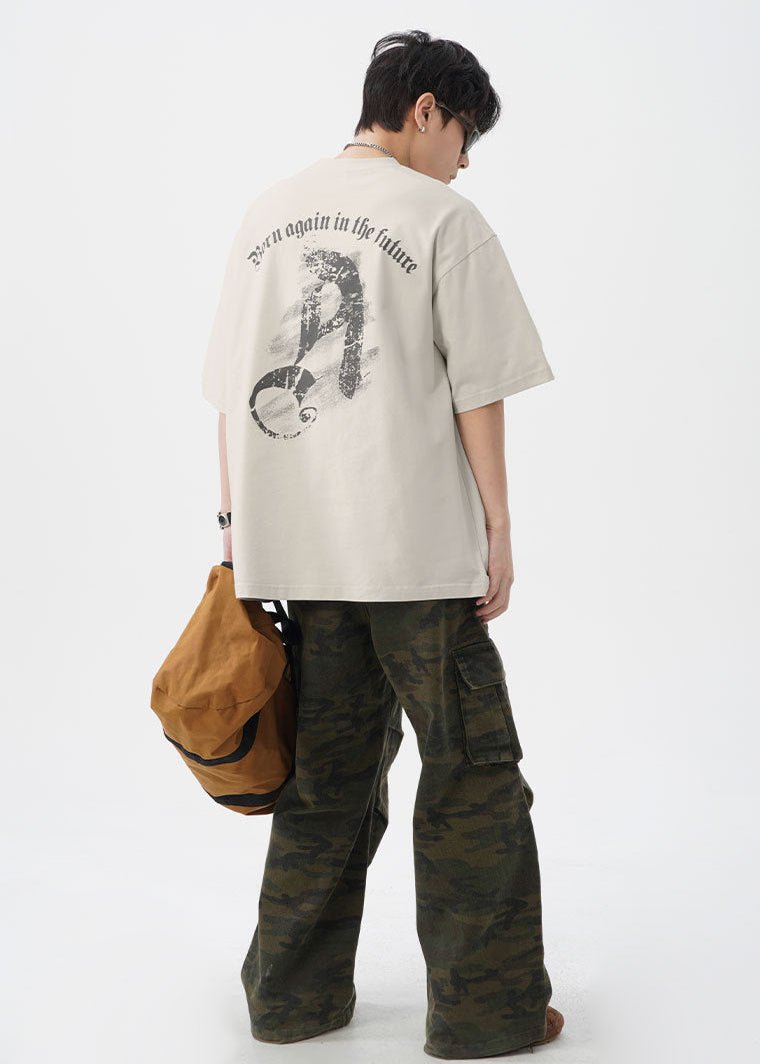 Grunge Vintage Graphic Oversized T-Shirt - Rick Circus