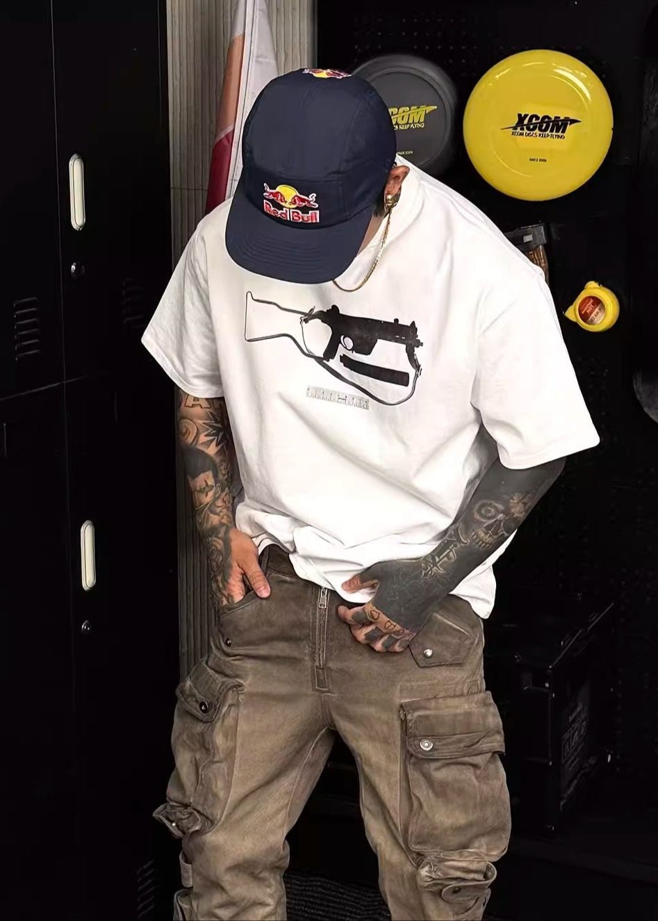 Gun Silhouette Graphic T-Shirt - Rick Circus