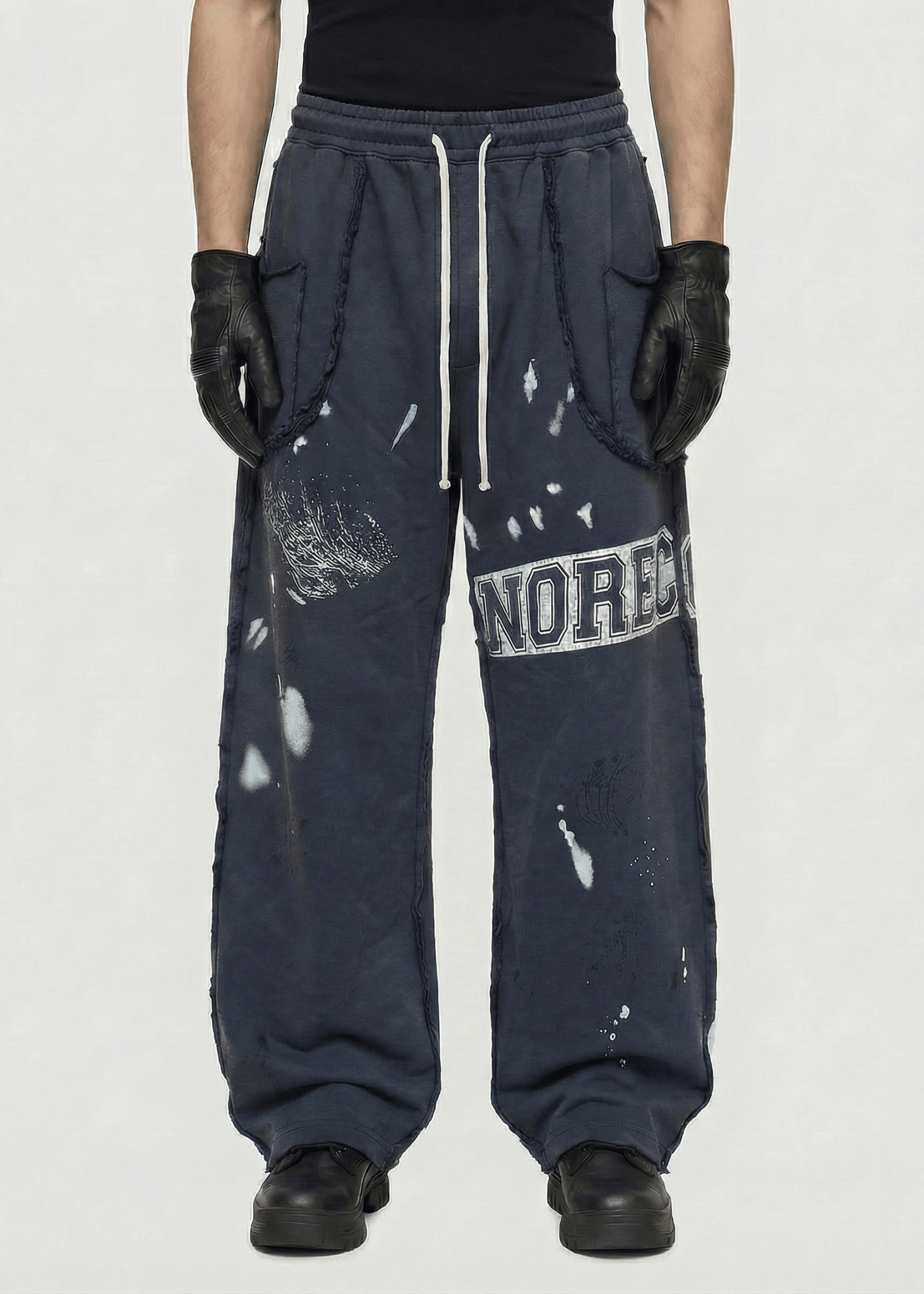 Heavyweight Cotton Graphic Sweatpants - Rick Circus