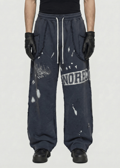 Heavyweight Cotton Graphic Sweatpants - Rick Circus