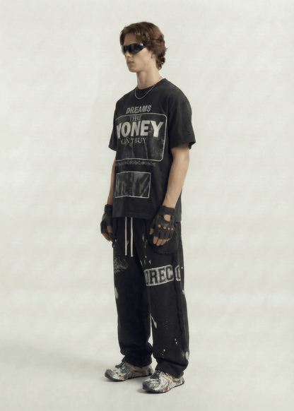 Heavyweight Cotton Graphic Sweatpants - Rick Circus