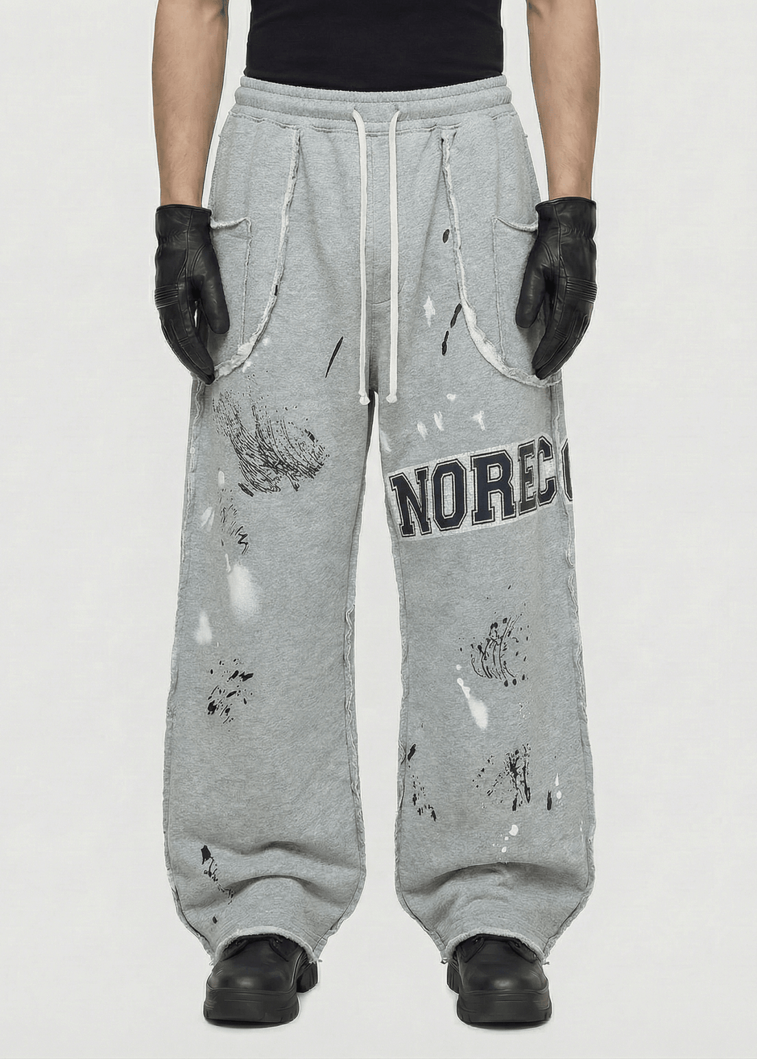 Heavyweight Cotton Graphic Sweatpants - Rick Circus