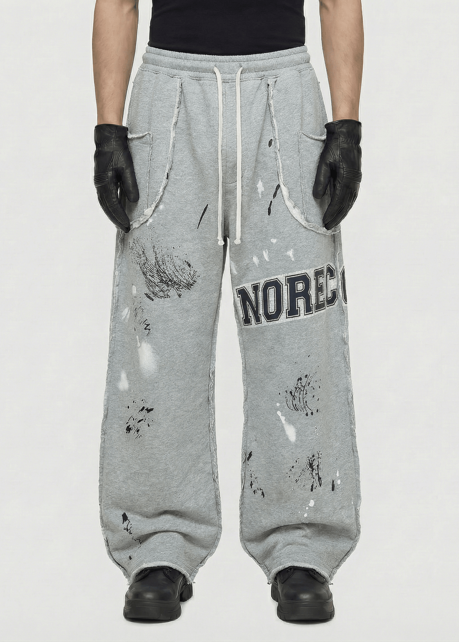 Heavyweight Cotton Graphic Sweatpants - Rick Circus