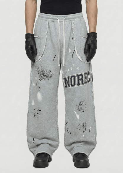 Heavyweight Cotton Graphic Sweatpants - Rick Circus