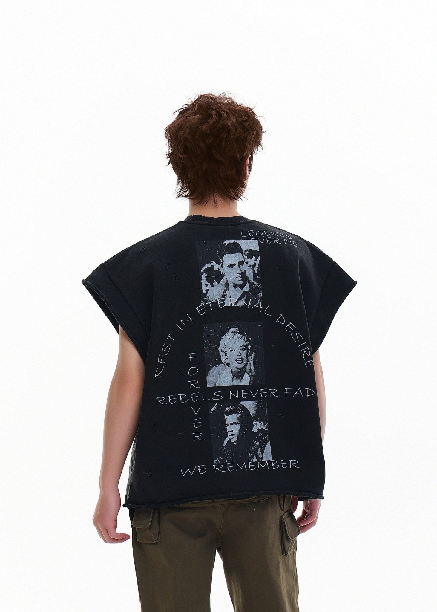 Heavyweight Cut - Off Graphic T-Shirt - Rick Circus