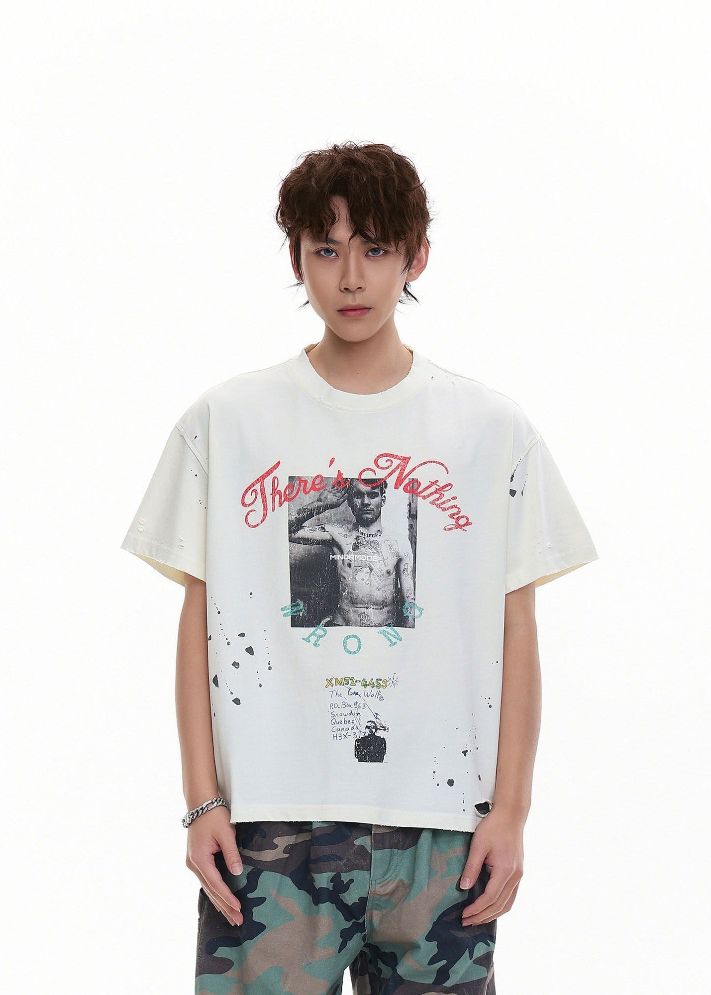 Heavyweight Distressed Graphic T-Shirt - Rick Circus