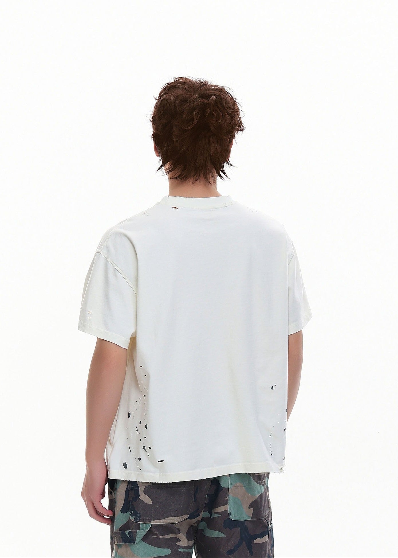 Heavyweight Distressed Graphic T-Shirt - Rick Circus
