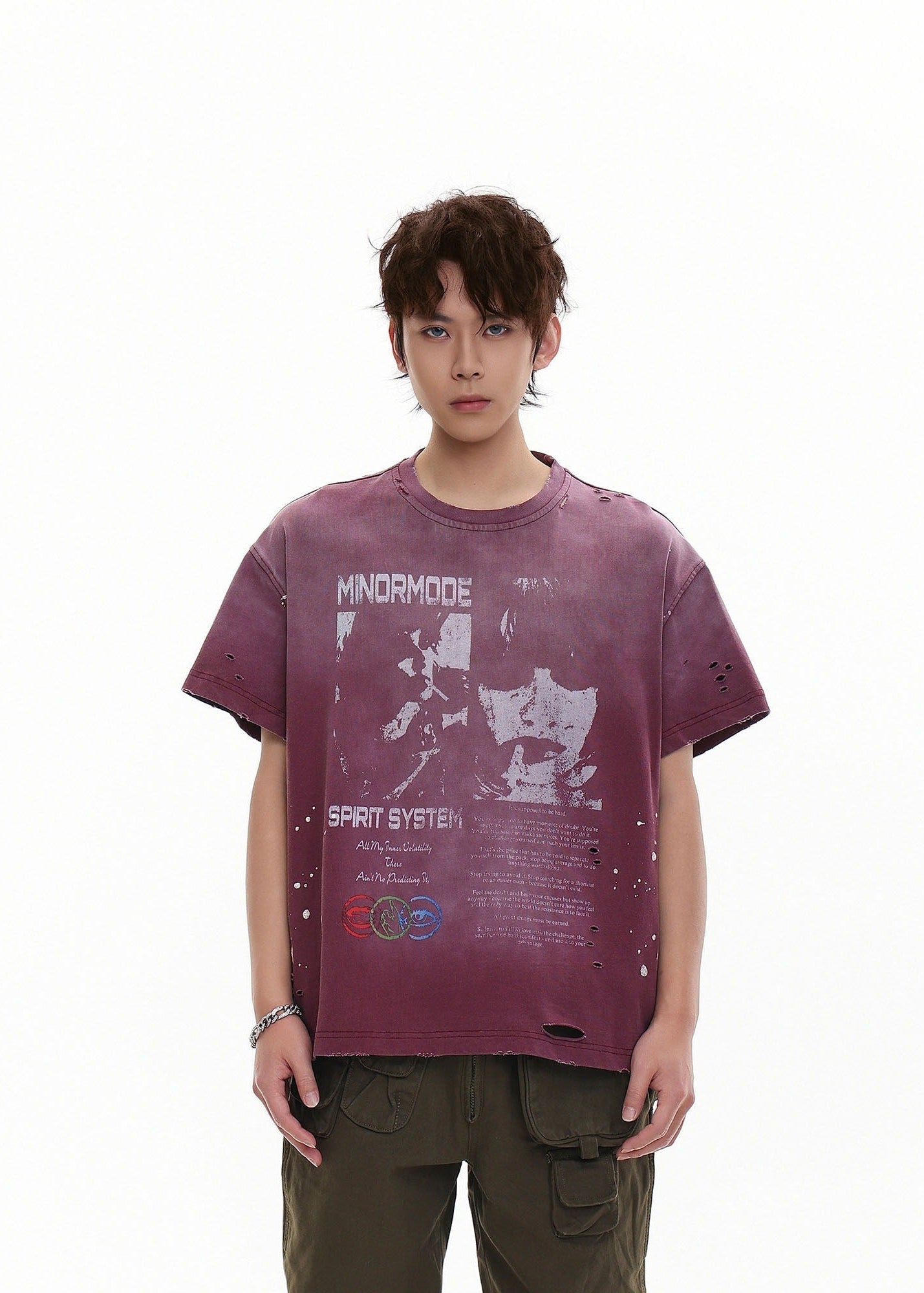 Heavyweight Distressed Graphic Tee - Rick Circus